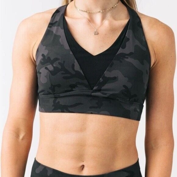 ZYIA FOREST CAMO ADJUSTABLE MESH BRA SIZE XL - Picture 2 of 11